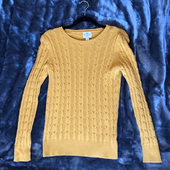 St. John's Bay Sweaters - Yellow Sweater